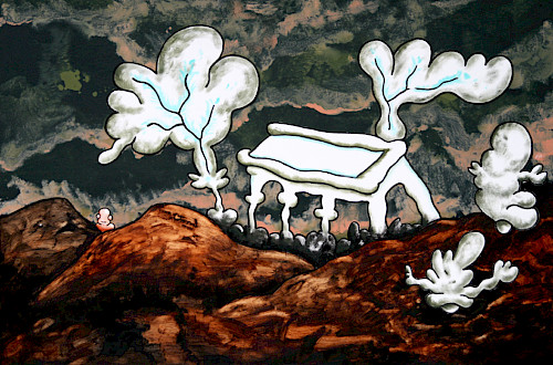 Arkaden | Acrylfarbe auf Leinwand | 120 cm x 180 cm | 2026