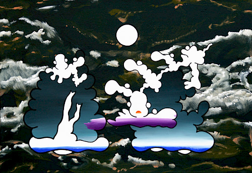 acrylics on canvas | 90 cm x 130 cm | 2025