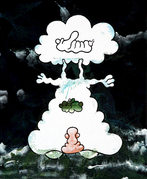 Engel | Acrylfarbe auf Leinwand | 110 cm x 90 cm | 2025/26