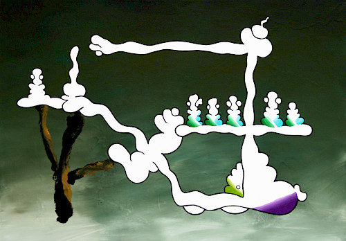 acrylics on canvas | 120 cm x 170 cm | 2025