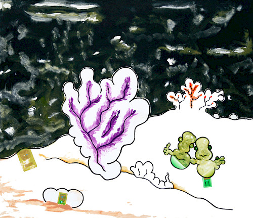 Wintertime | Acrylfarbe auf Leinwand | 130 cm x 150 cm | 2026