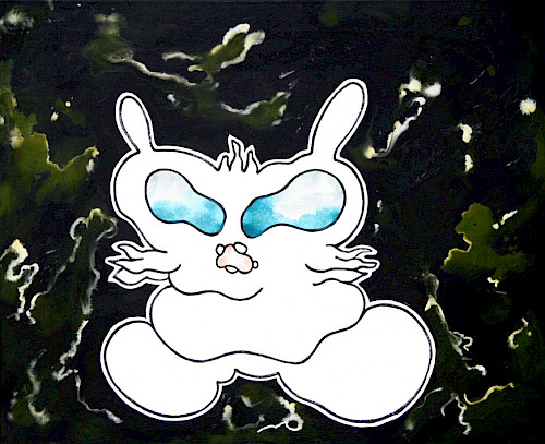 Cat | Acrylfarbe auf Leinwand | 90 cm x 110 cm | 2026