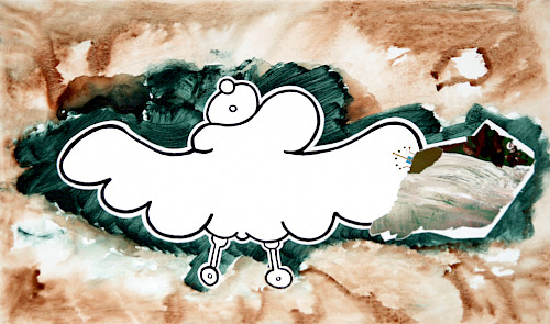 Adler | Acrylfarbe auf Leinwand | 60 cm x 100 cm | 2026